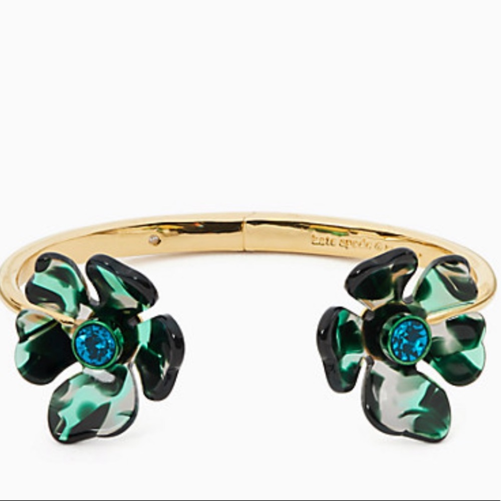 New Kate Spade petal pushers open hinged cuff - Picture 4 of 10